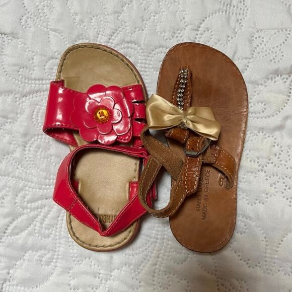 Grecian Handmade Leather Bow Sandals - Picture 9 of 9